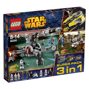 LEGO Star Wars 66495 3-in-1 Super Pack für nur 39,90 Euro bei Real