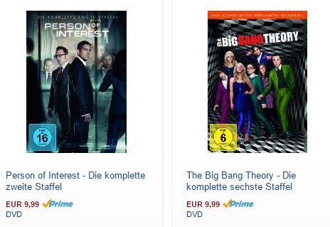 Aktion für Serienfans – 3 TV-Serien für nur 25,- Euro – viele gute und bekannte Serien
