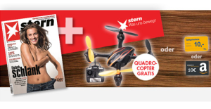 Läuft noch! 7 Ausgaben des Stern inkl. Mini-Quadcopter im Wert von 40,- Euro für nur 19,90 Euro