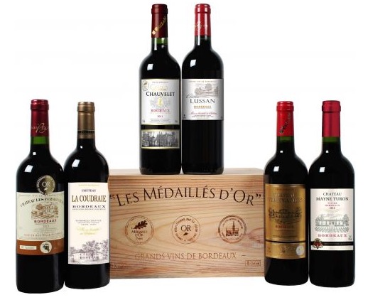 Goldprämierte Bordeaux-Selektion (in Holzkiste) schon für 49,99 Euro inkl. Versand