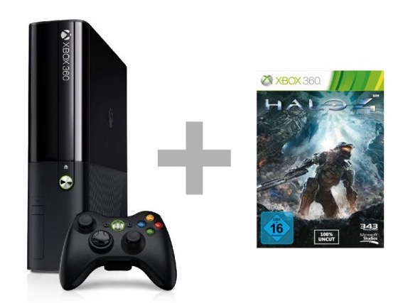 Microsoft Xbox 360 Konsole E Slim 500GB inkl. Halo 4 für nur 139,- Euro inkl. Versand