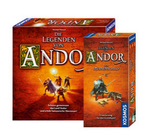 Die Legenden von Andor inklusive Erweiterung Der Sternenschild für nur 30,94 Euro inkl. Versand!
