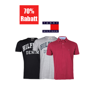 Top! T-Shirts mit 50-70% Rabatt von Tommie Hilfiger, Jack & Jones, Gant und Puma – schon ab 17,95 Euro