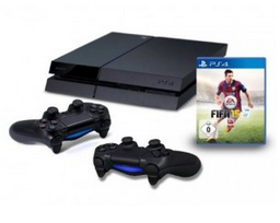 PlayStation 4 – Konsole + FIFA 15 + 2 Controller für nur 359,- Euro inkl. Versand