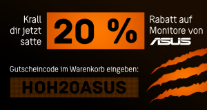 20% Rabatt auf Asus Monitore bei Home of Hardware! Z.B. den Asus VN279QLB 27″ LED Monitor für 239,20 Euro inkl. Versand!