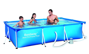Ideal für den Sommer: Bestway 56078 Frame Pool Stahlrahmenbecken 3 x 2m für nur 95,99 Euro als Amazon Blitzangebot!