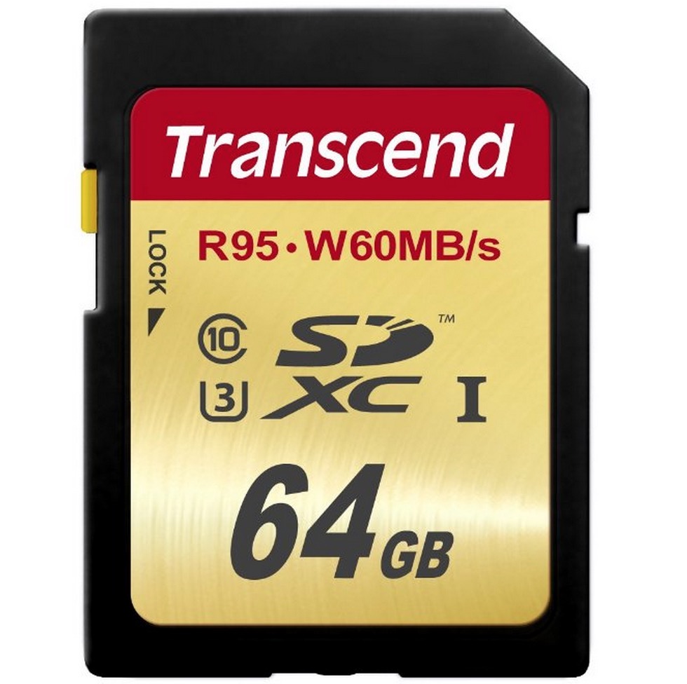 Transcend SDXC UHS-I U3 64GB Speicherkarte (95 MB/s Lesen, 60MB/s Schreiben) für nur 27,99 Euro bei Primeversand