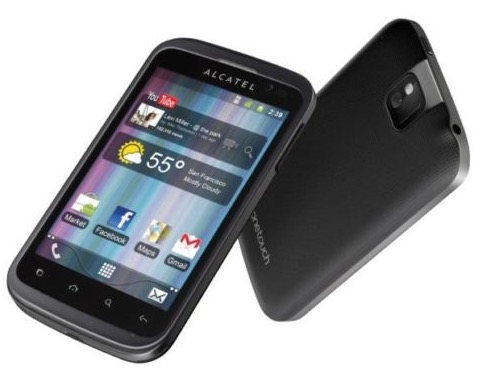 Alcatel One Touch 991T Schwarz mit T-Mobile Simlock nur 19,90 Euro inkl. Versand