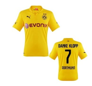 Danke Klopp! BVB Borussia Dortmund Trikot 2015 “Danke Klopp” für nur 19,95 Euro inkl. Versand