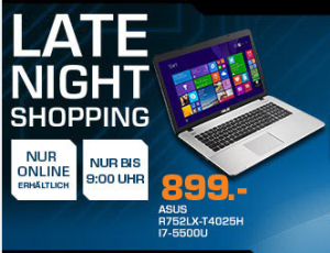 Top! Die Saturn Late Night Shopping Angebote am Mittwoch – z.B. SAMSUNG NX 300M Kit 18-55mm weiß/silber für 349,- Euro