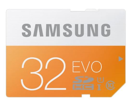 Tipp! Samsung Speicherkarte SDHC 32GB GB EVO UHS-I Grade 1 Class 10 (bis zu 48MB/s Transfergeschwindigkeit) für nur 7,- Euro inkl. Versand