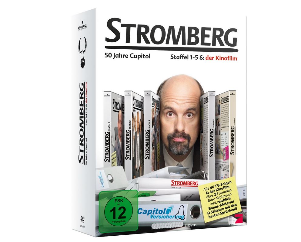 Stromberg – Staffel 1-5 + Film – 50 Jahre Capitol-Versicherung – (11 DVD) für nur 29,99 Euro inkl. Versand