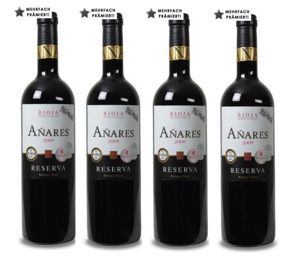 Top! 6 Flaschen des vielfach prämierten Bodegas Olarra – Añares Rioja DOCa Crianza nur 33,44 Euro inkl. Versand!