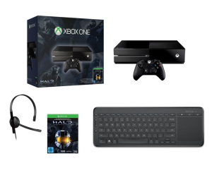 Microsoft Xbox One 500 GB + Halo – The Master Chief Collection & AIO Tastatur für nur 299,- Euro bei Ebay!