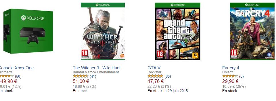 Xbox One + The Witcher 3 + Far Cry 4 + GTA V für nur 398,- Euro inkl. Versand