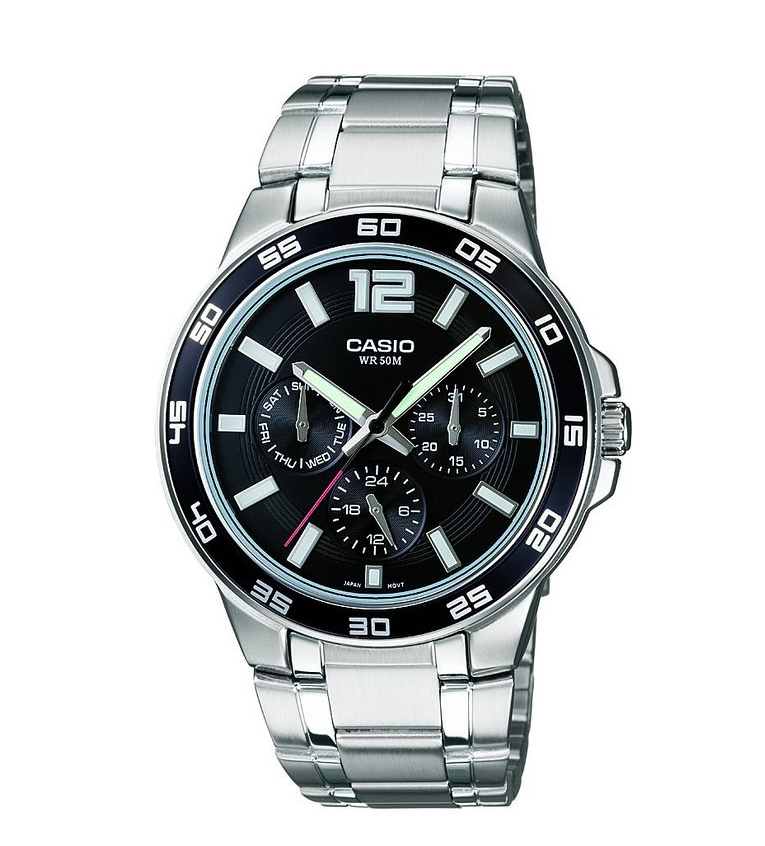 Casio Herren Stainless Steel Watch, Grau für nur 40,50 Euro inkl. Versand