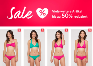 Viele reduzierte Bikinis ab 6,- Euro im C&A Sale!