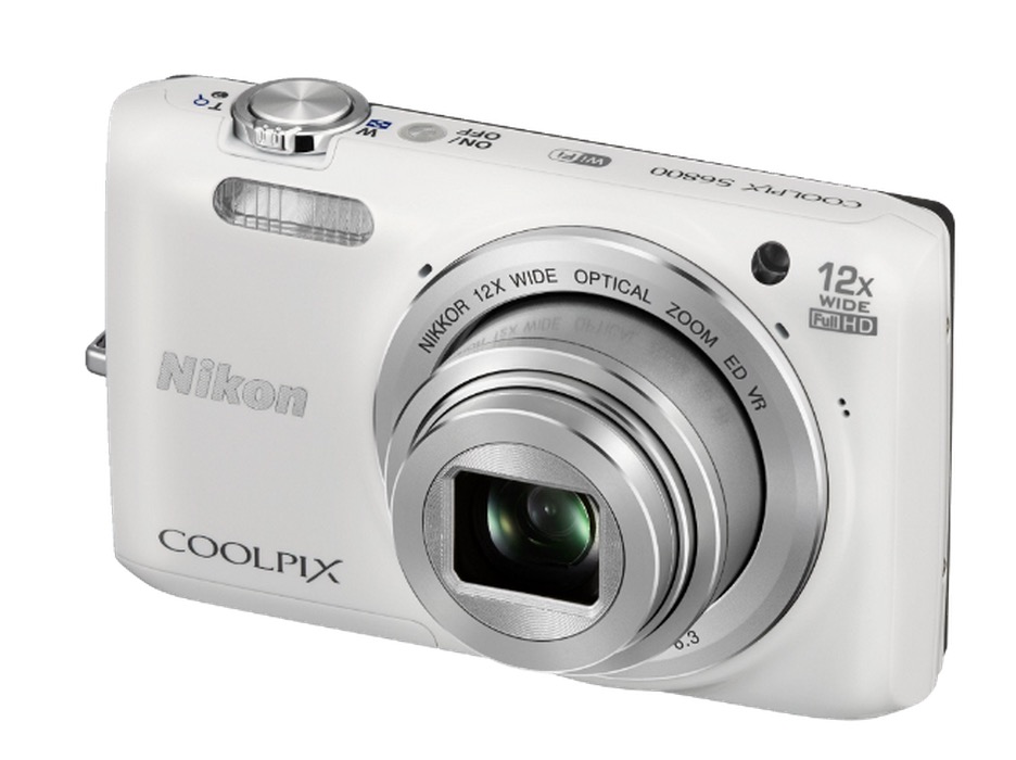 NIKON Coolpix S6800 weiß Kompaktkamera (16 Megapixel, 12x optischer Zoom, 7,5 cm / 3 Zoll) für nur 111,- Euro inkl. Versand