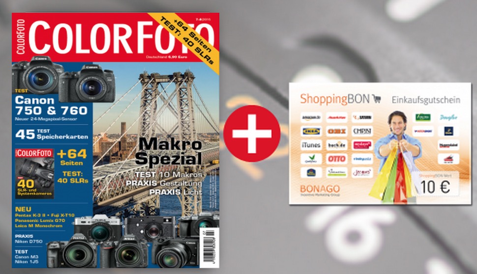4 Ausgaben der Zeitschrift ColorFoto für effektiv nur 4,90 Euro lesen