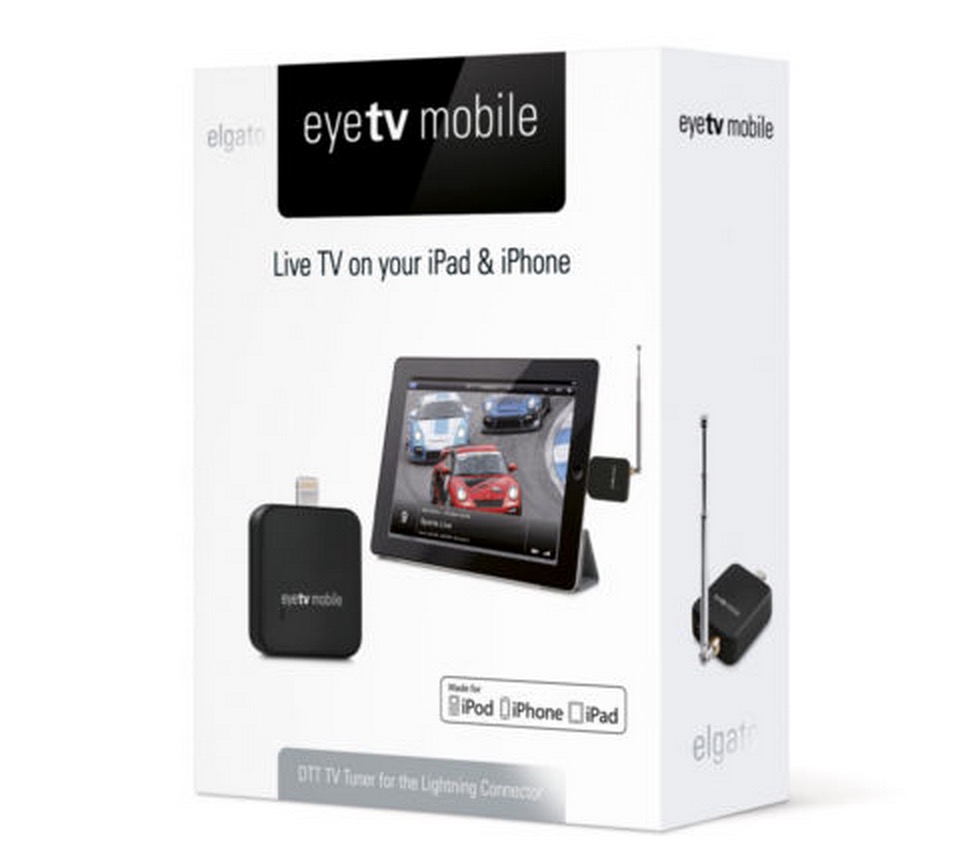 elgato EyeTV Mobile (Lightning Connector), DVBT-Tuner für iPad/iPod/iPhone für nur 32,90 Euro inkl. Versand!