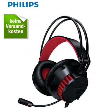 Philips SHG8200/10 (Over-Ear-Kopfhörer, schwarz/rot) für nur 33,- Euro inkl. Versand