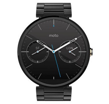 Smartwatch Motorola Moto 360 Smartwatch mit Dark Metallic Armband nur 189,- Euro inkl. Versand
