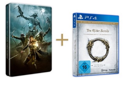 The Elder Scrolls Online: Tamriel Unlimited – Steelbook Edition [Playstation 4 und Xbox One] nur 44,97 Euro inkl. Versand