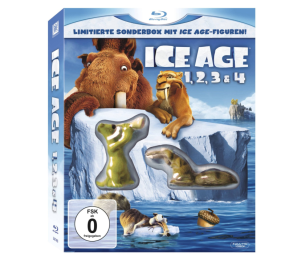 Bestpreis! Ice Age 1-4 Blu-ray Boxset in der limitierten Version inkl. Ice Age-Figuren für nur 15,99 Euro mit Primeversand