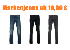 Verschiedene Jeans Lee und Wrangler ab 19,99 Euro inkl. Versand bei Outlet46.de!