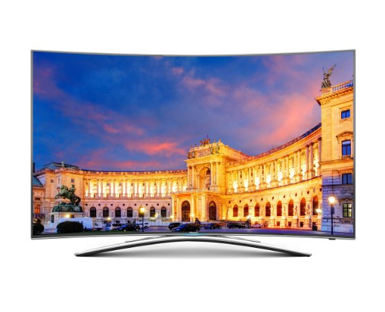 Blitzangebot! Hisense UB55EC870 138 cm (55 Zoll) Curved Fernseher (Ultra HD, Triple Tuner, Smart TV) für nur 888,- Euro inkl. Versand
