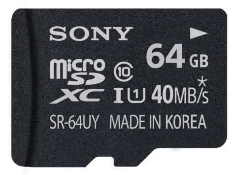 Knaller! Sony Micro SDHC Speicherkarte 64GB 40MB/s, Klasse 10 inkl. SD Adapter für nur 12,99 Euro – nur Abholung