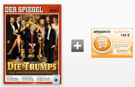 Der Spiegel Jahresabo effektiv für nur 109,10 Euro inkl. Versand – statt normal 249,10 Euro