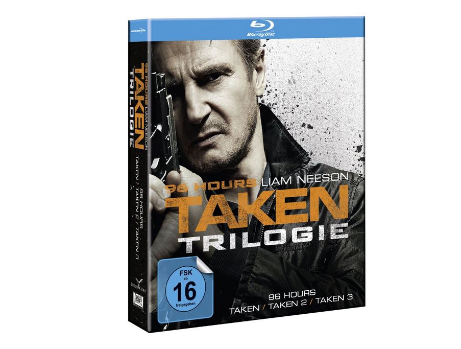 96 Hours – Taken Trilogie (Taken / Taken 2 / Taken 3) (Digipak) [3 Blu-rays] für nur 20,99 Euro bei Primeversand