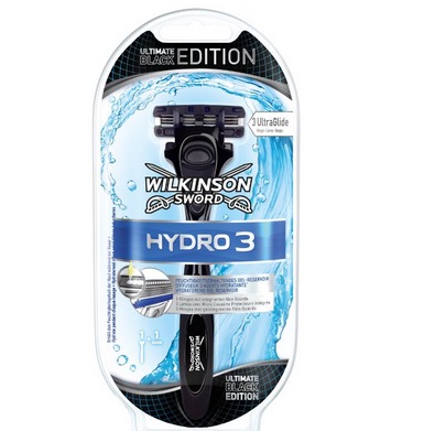 Amazon Plus! Wilkinson Sword Hydro 3 Rasierapparat mit 1 Klinge in Ultimate Black Edition nur 1,13 Euro