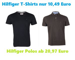 Knaller! Hilfiger T-Shirts ab 10,49 Euro und Hilfiger Polos ab 23,97 Euro bei Zengoes + 5,- Euro Gutschein!