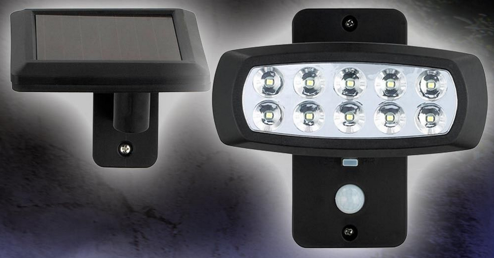 LED Solar Außeleuchte mit Bewegungsmelder für nur 16,50 Euro inkl. Versand