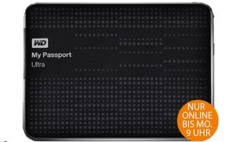 WD My Passport Ultra 1 TB Exclusive Edition für nur 54,- Euro inkl. Versand