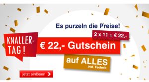 Top! 22,- Euro Gutschein aus Alles bei Quelle mit 100,- Euro Mindestbestellwert!