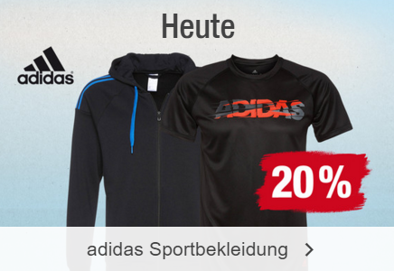 20% Rabatt auf Adidas Sportbekleidung bei Galeria Kaufhof + 10% Newslettergutschein!