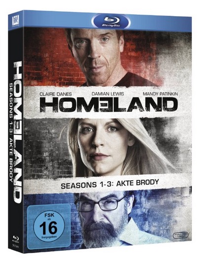 Homeland Staffeln 1 bis 3 [9 Blu-rays] nur 39,97 Euro inkl. Versand