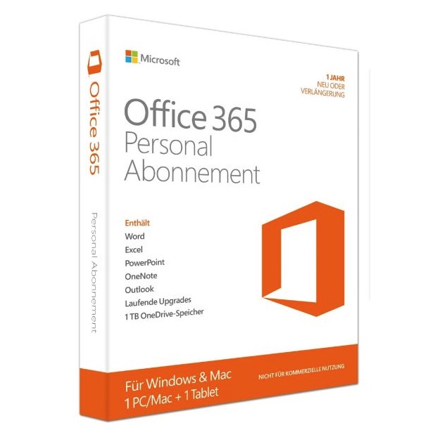 Tipp! Microsoft Office 365 Personal (1User) + F-Secure SAVE (3User) nur 19,90 Euro
