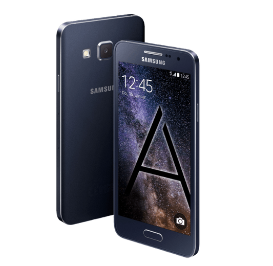 Samsung Galaxy A3 Smartphone in schwarz je 149,- Euro