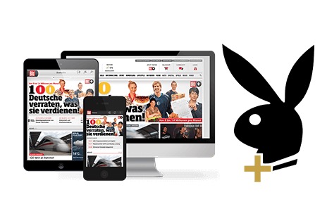 Bunnys, Bilder, Reportagen! BILDplus Digital zusammen mit Playboy inkl. Bundesliga bei BILD nur 49,- Euro ein Jahr lang
