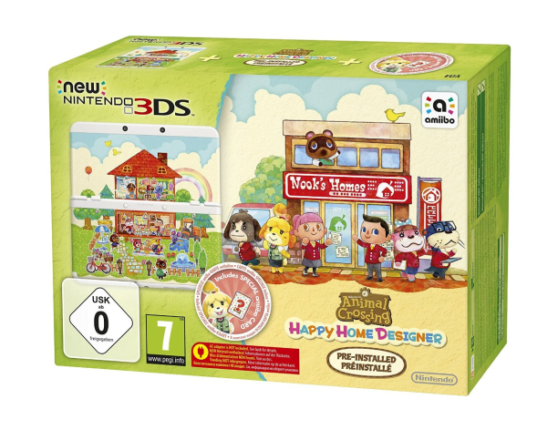 New Nintendo 3DS mit Animal Crossing: Happy Home Designer Pack für 139,- Euro!