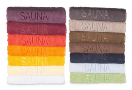 Saunatücher 100% Baumwolle 70x200cm in 14 verschiedenen Farben für nur 9,95 Euro inkl. Versand