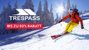 Trespass Sale bei MandMdirect mit bis zu 80% Rabatt und Versandkostengutschein ab 60,- Euro!