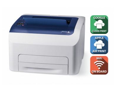 Xerox Phaser 6022NI Farblaserdrucker (A4, Drucker, Netzwerk,WLAN, Apple AirPrint) für nur 129,- Euro inkl. Versand bei Office-Partner!