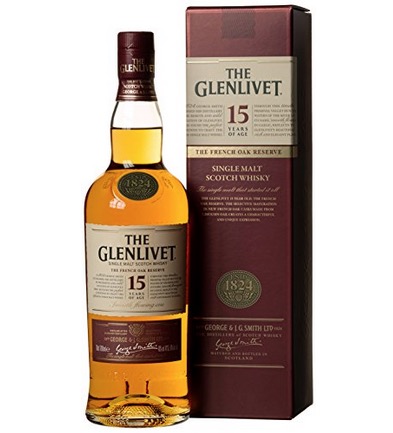 The Glenlivet 15 Jahre Single Malt Scotch Whisky (1x 0,7 Liter) nur 31,30 Euro inkl. Lieferung