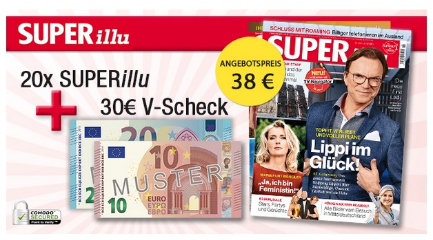 20x SUPERillu mit DVD effektiv nur 3,- Euro – statt normal 38,- Euro