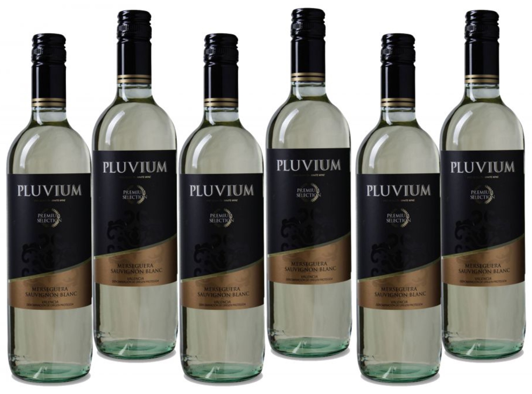 6 Flaschen spritziger Weißwein Pluvium Premium Selection – Merseguera Sauvignon nur 25,89 Euro